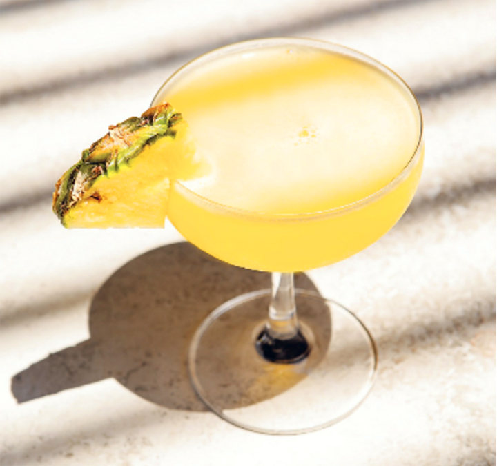 Tequilacocktail “Piña Verde”