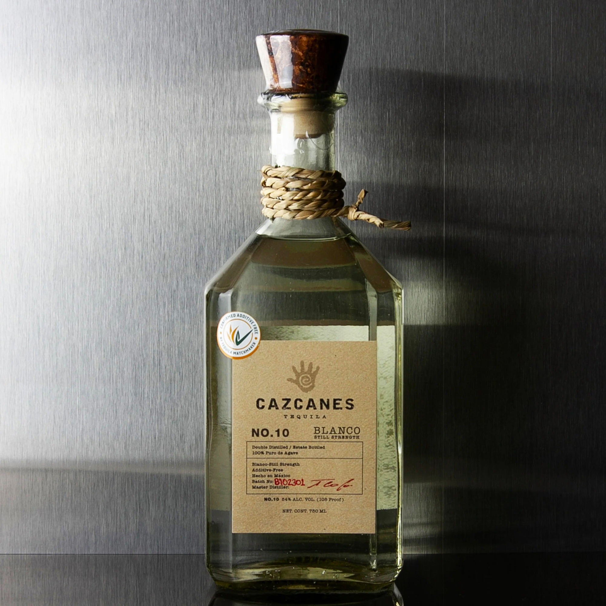 Tequila Cazcanes No. 10 Still Strength Blanco 54% ABV