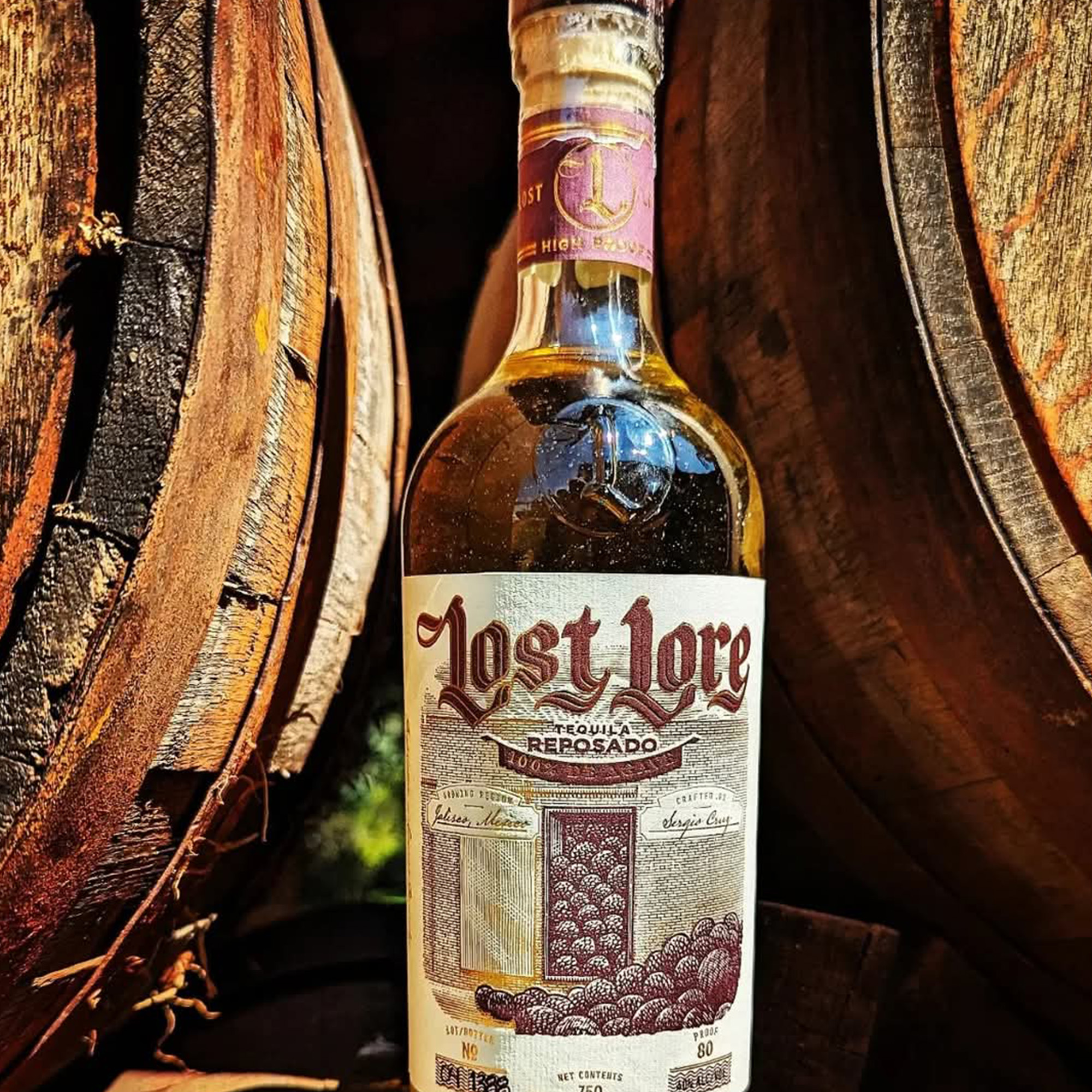 Tequila Lost Lore, Reposado 40% ABV