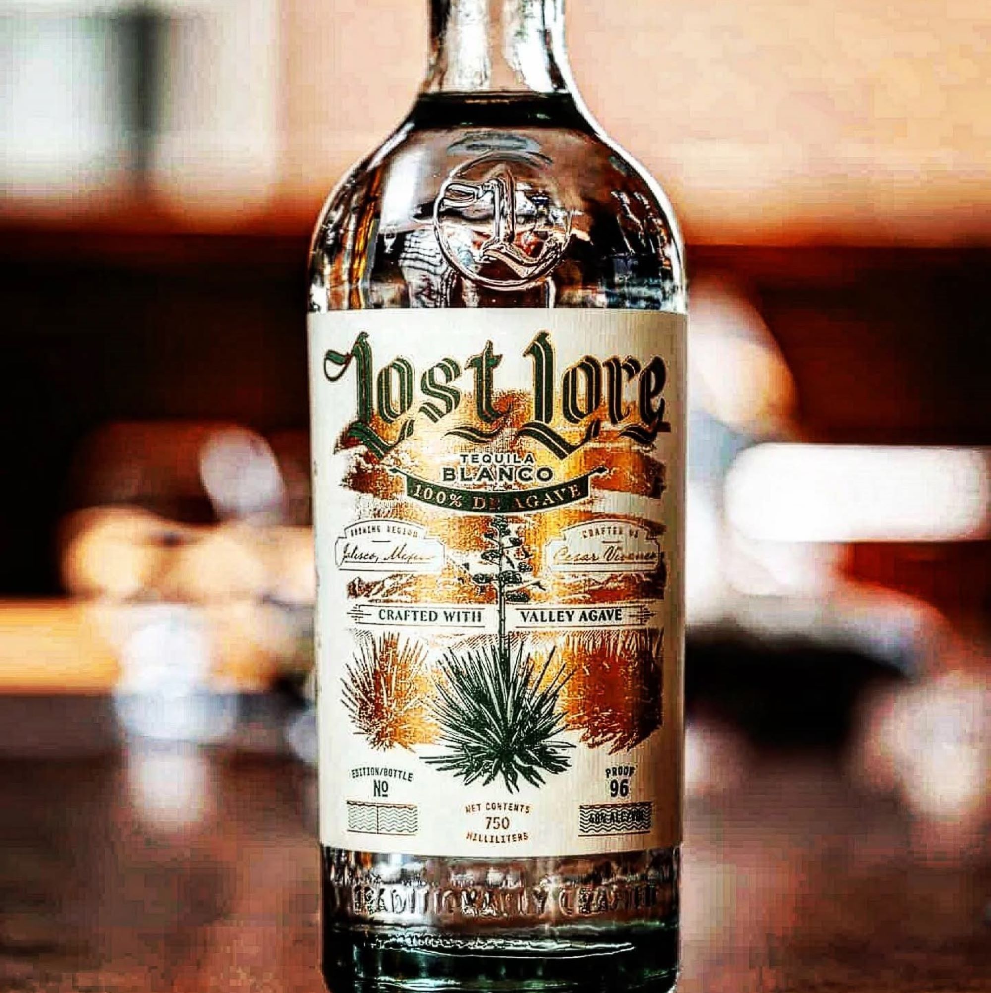 Tequila Lost Lore, Valley Blanco 48% ABV